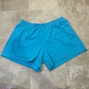 Champion Women’s Teal Athletic Shorts Size 2XL Plus Athleisure